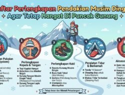 Daftar Perlengkapan Pendakian Musim Dingin Agar Tetap Hangat Di Puncak Gunung