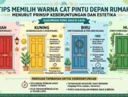Tips Memilih Warna Cat Pintu Depan Rumah Menurut Prinsip Keberuntungan Dan Estetika